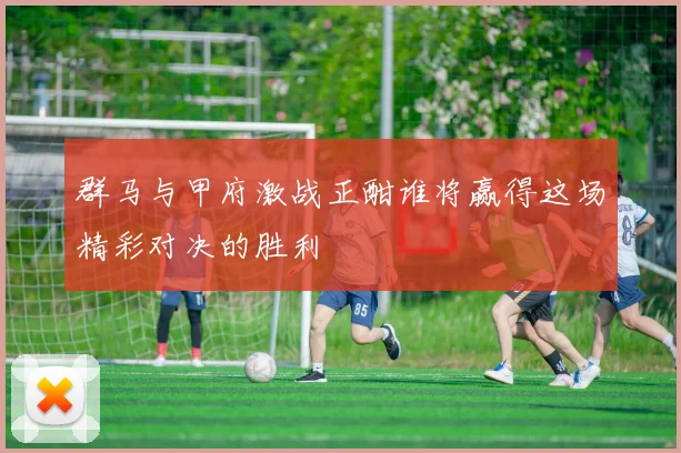 群马与甲府激战正酣谁将赢得这场精彩对决的胜利